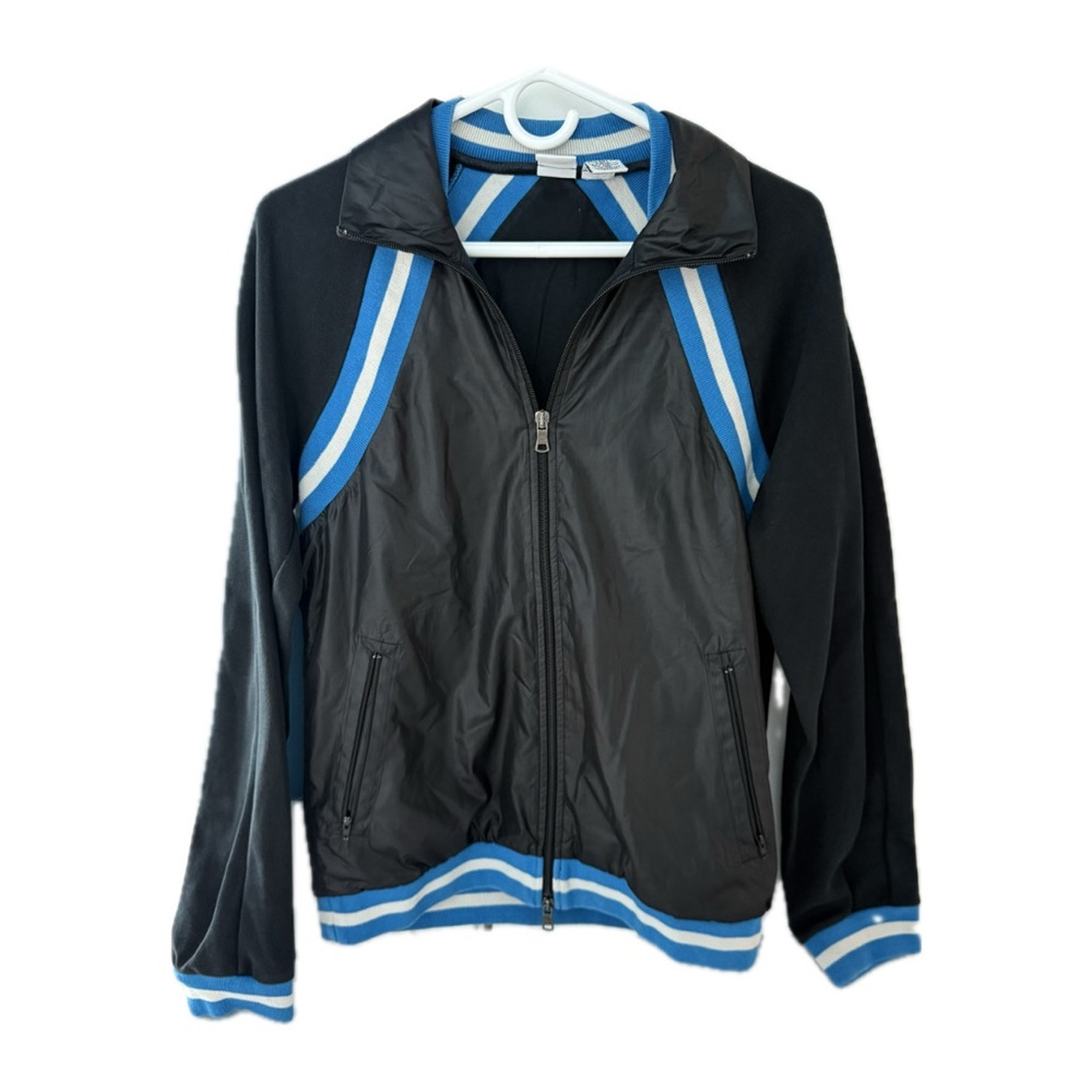 Armani Exchange Black Jacket with Blue Accents